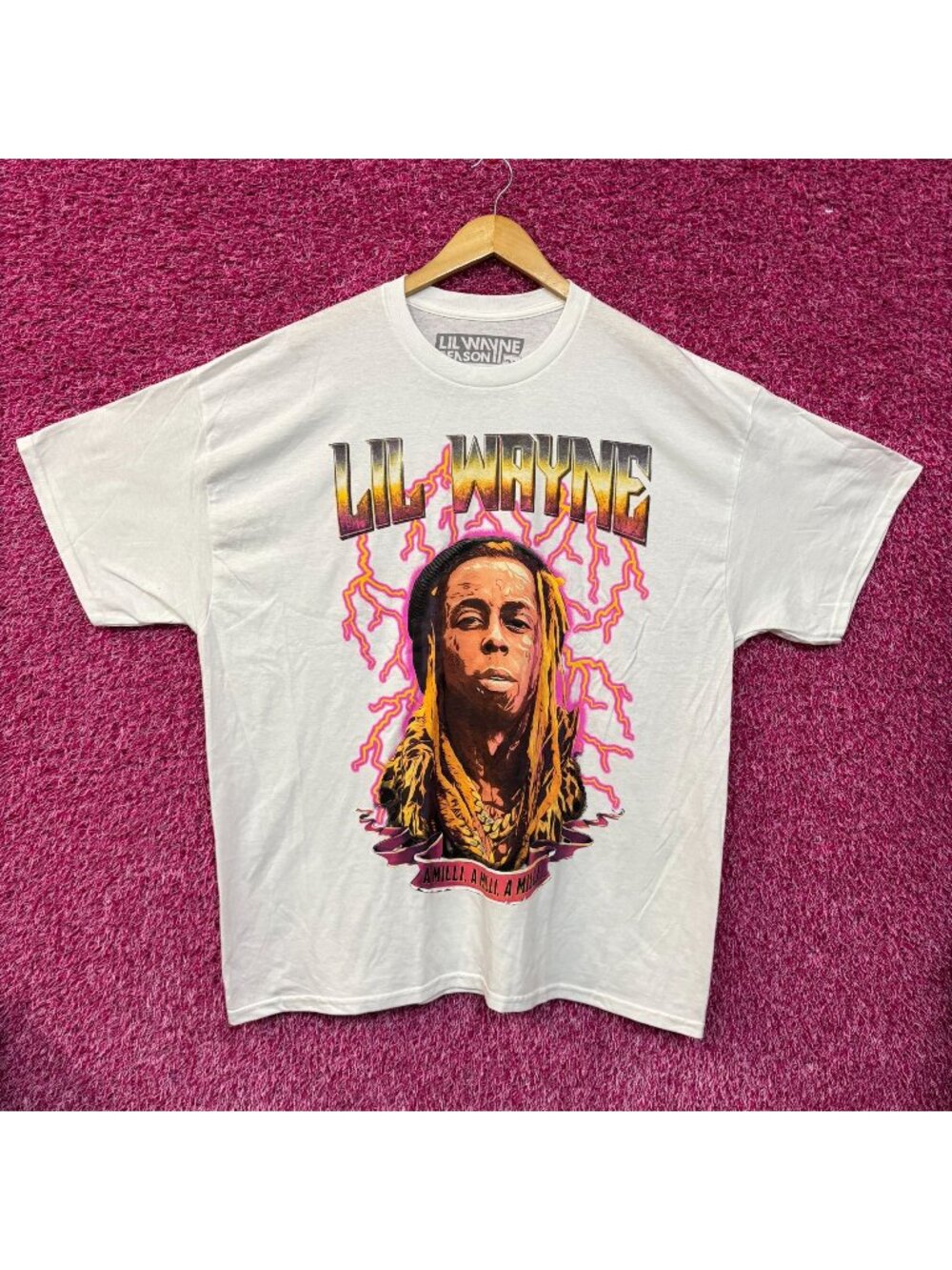 Reason Lil Wayne A Milli Graphic Design T-Shirt 2XL